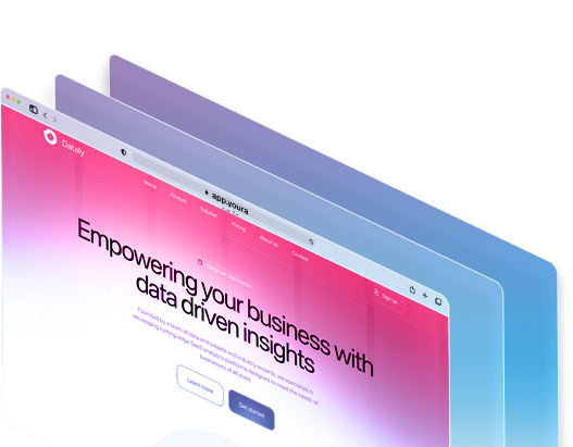 Analytics dashboard